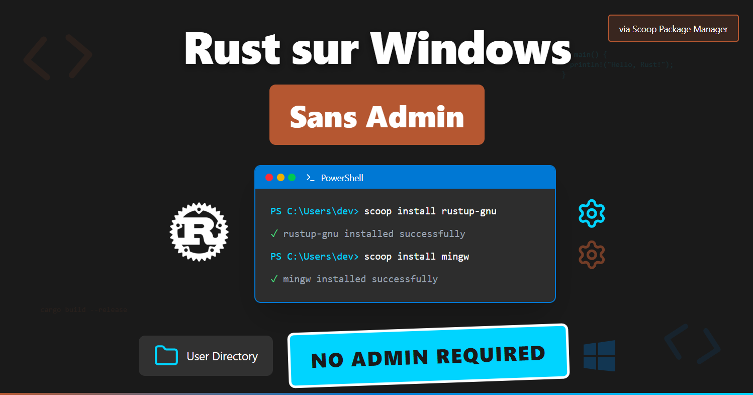 Installation Rust Windows
