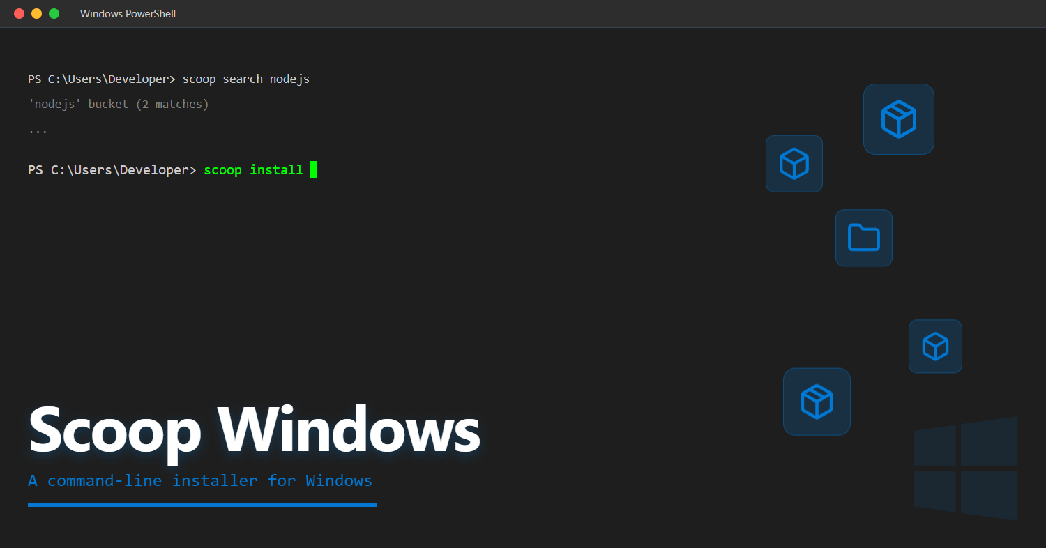 Scoop Windows Package Manager